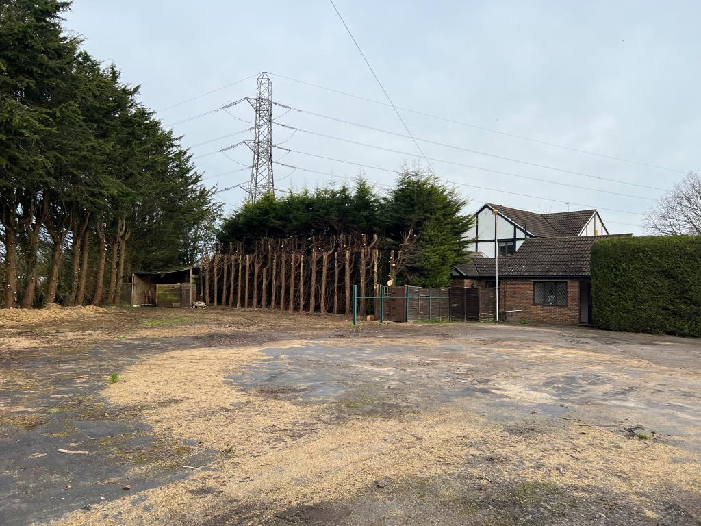 Lot: 55 - HOUSE AND FORMER CAR SALES SITE EXTENDING TO OVER HALF AN ACRE WITH PLANNING CONSENT - Former car sales land to the side